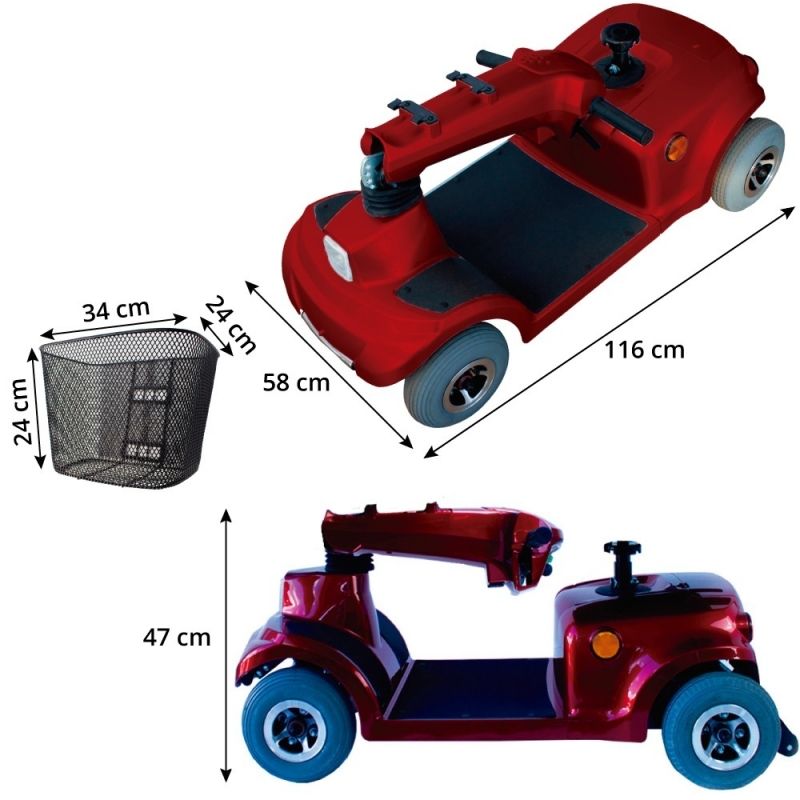 Scooter eléctrico para movilidad reducida Piscis